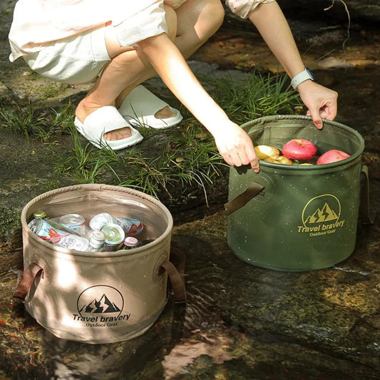 Portable Foldable Buckets – Versatile Water Containers for Outdoor Adventures
