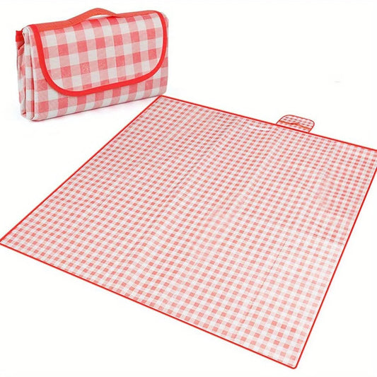 Yellow Green Red Foldable Picnic Mat – Perfect for Outdoor Adventures