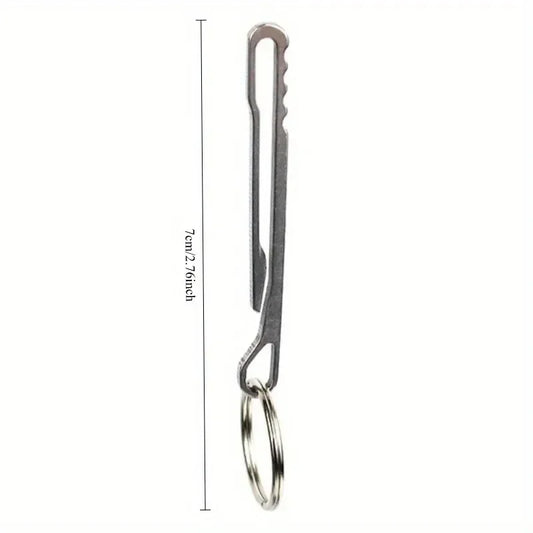 1PC EDC Outdoor Multifunction Tool – Stainless Steel Keychain and More