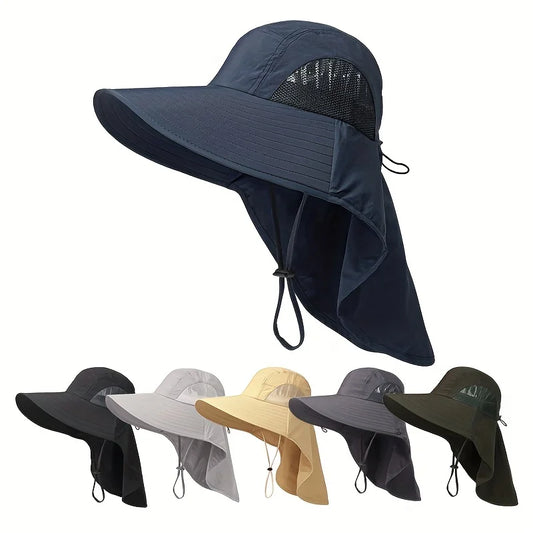 Men's Wide-Brimmed Sun Hat – Perfect for Outdoor Adventures