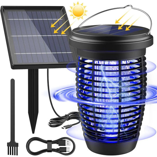 Solar Bug Zapper 2-in-1: Ultimate Mosquito Killer Lamp