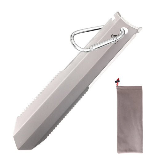 Tomshoo Titanium Serrated Shovel – Ultimate Outdoor Tool for Adventurers