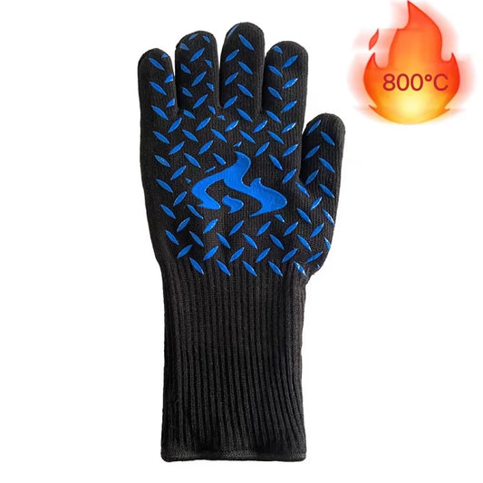 Premium BBQ Gloves – Silicone Heat-Resistant for Ultimate Protection