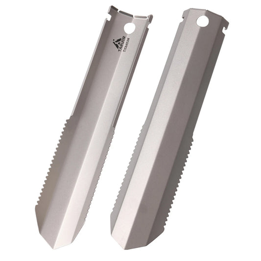 Tomshoo Titanium Serrated Shovel – Ultimate Outdoor Tool for Adventurers