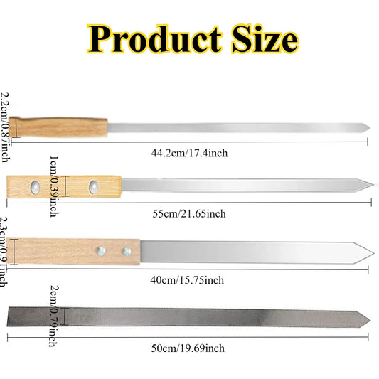 Premium Stainless Steel Kebab Skewers for Global Culinary Delights