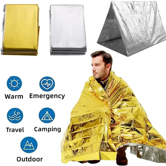 Outdoor Survival Emergency Blanket – Essential Gear for Adventure and Safety