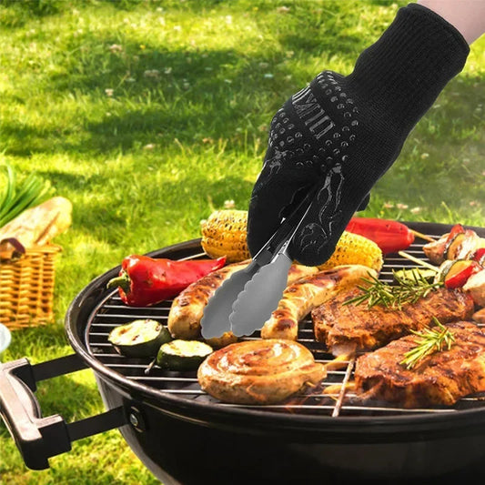 BBQ Microwave Oven Gloves – High Temperature Resistant Mitts for Cooking