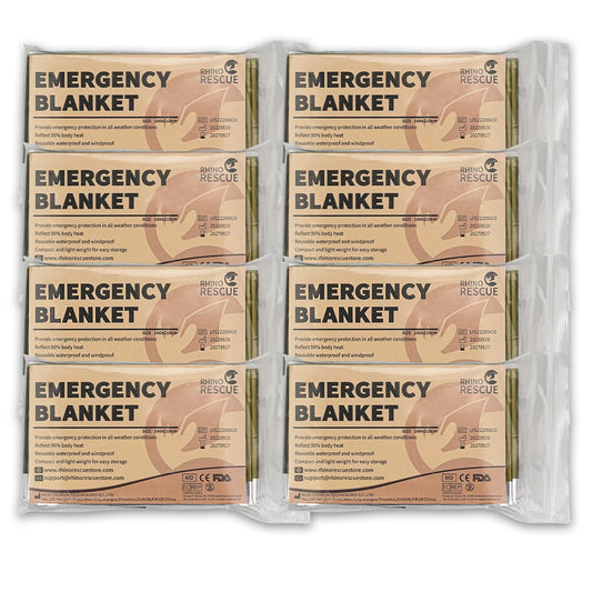 Rhino Rescue Emergency Survival Blanket – Stay Warm and Protected Outdoors