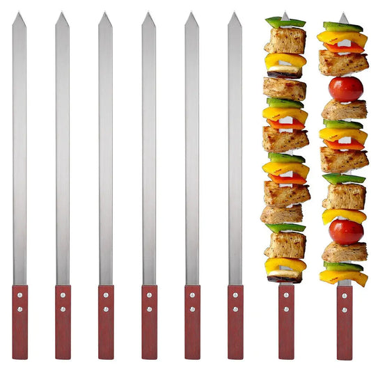 Durable and Stylish BBQ Skewers for Outdoor Grilling Enthusiasts