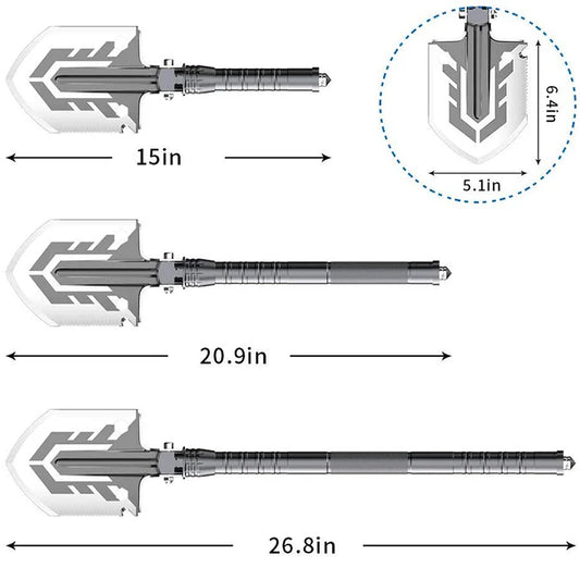 Outdoor Multi-purpose Folding Shovel – Essential Camping and Garden Tool
