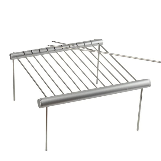 Portable Barbecue Grill – Stainless Steel Foldable Mini BBQ for Outdoor Cooking