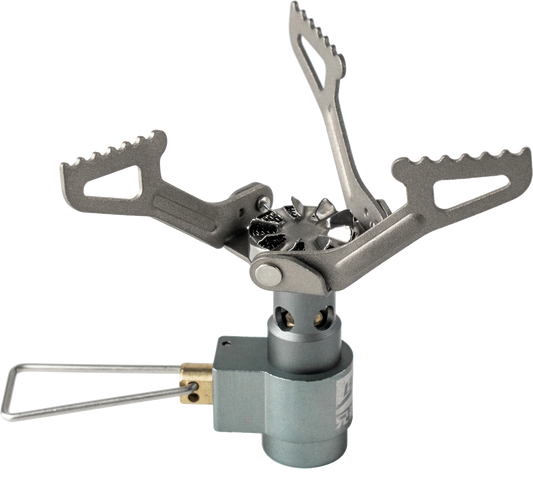 BRS-3000T Titanium Mini Camping Gas Burner – Compact and Lightweight Stove for Outdoor Enthusiasts
