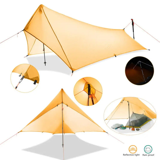 310g Ultralight Camping Shelter Rain Fly Tent – Durable &amp; Waterproof