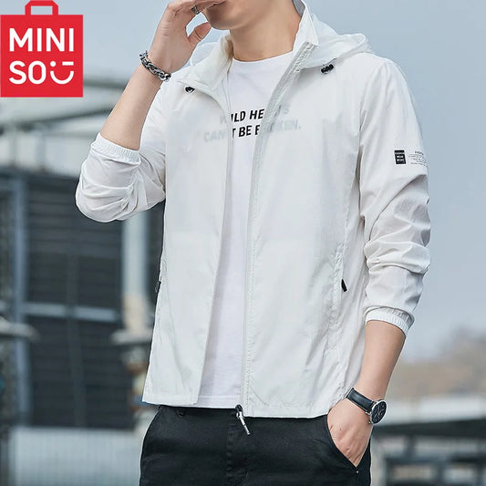 MINISO 2023 Summer Hooded Jacket – Quick Dry, Waterproof, Sun Protection