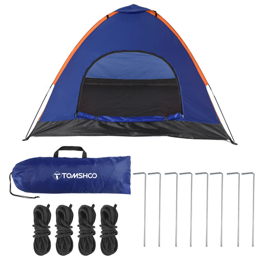 TOMSHOO Lightweight Camping Tent for 3-4 Persons – Ideal for Outdoor Adventures