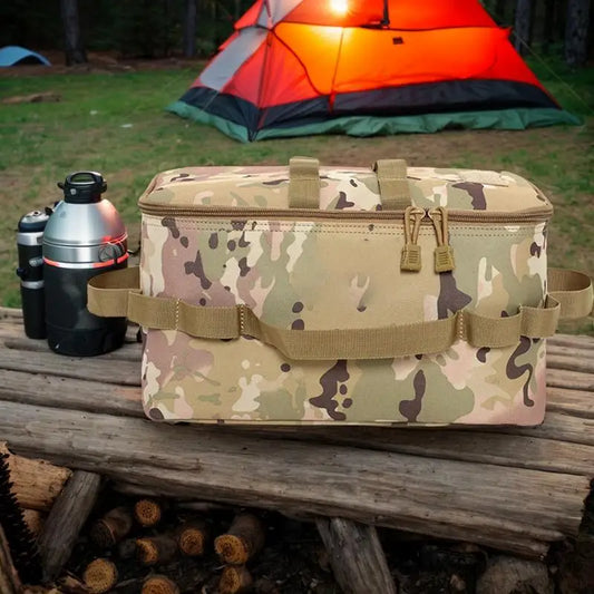 Portable Waterproof Utensil &amp; Seasoning Bag for Outdoor Adventures