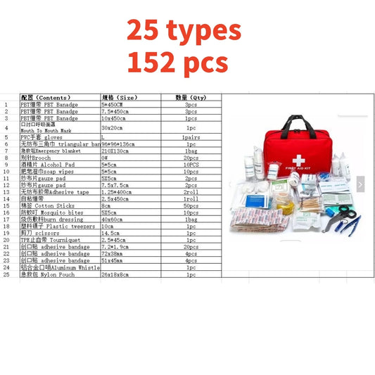 Portable First Aid Kit – Compact and Comprehensive for All Your Needs