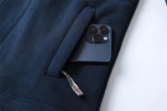 2024 Brand Winter Fleece Jacket – Men's Fashionable Warm Hooded Coat