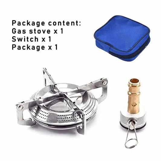 Windproof Camping Gas Stove – Portable and Foldable for Outdoor Adventures
