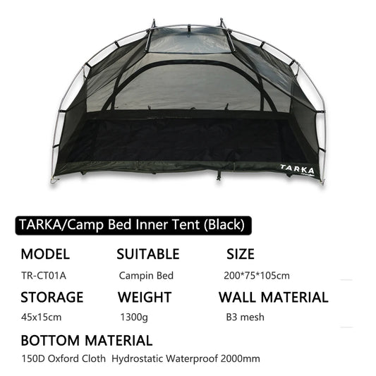 TARKA Camping Bed Tent – Inner Mesh Tent for Insect-Free Summer Adventures