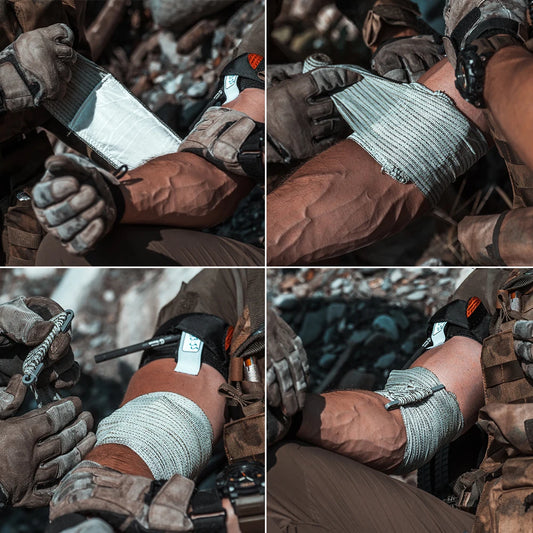 RHINO RESCUE 4/6" Israeli Style Emergency Bandage – Tactical First Aid Essential