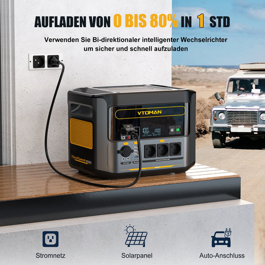 VTOMAN FlashSpeed 1000 Portable Power Station – Power Your Adventures