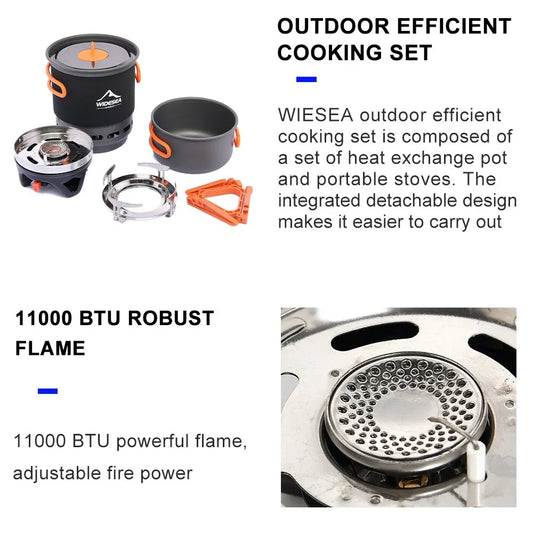 Versatile Camping Cookware Set for Outdoor Enthusiasts