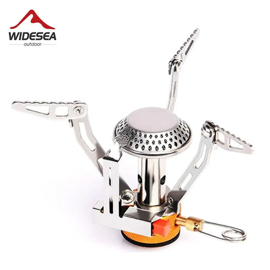 Widesea Camping One-piece Gas Stove Heater – Compact &amp; Efficient Outdoor Cooking