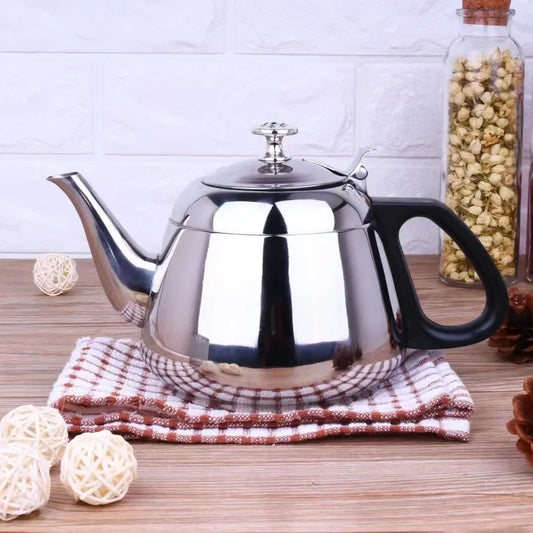 Stainless Steel Water Kettle with Filter – Perfect for Home and Camping
