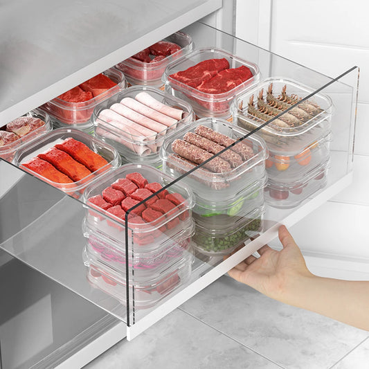 5/1Pcs Mini Transparent Food Storage Containers – Keep Your Fridge Organized