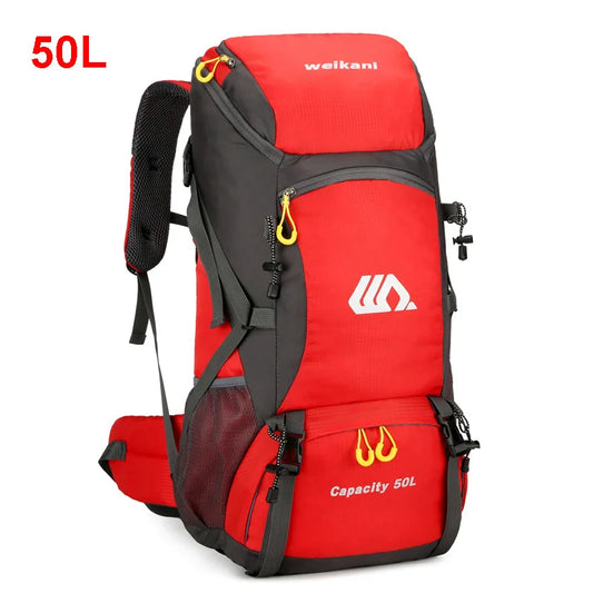 50L Travel Backpack for Men – Waterproof Hiking &amp; Camping Bag
