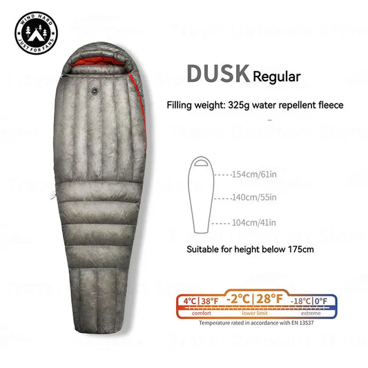 AEGISMAX Dusk Ultralight Down Sleeping Bag – Perfect for Outdoor Adventures