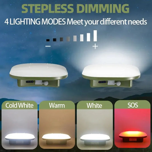 Rechargeable LED Camping Lantern – Versatile Outdoor &amp; Emergency Light