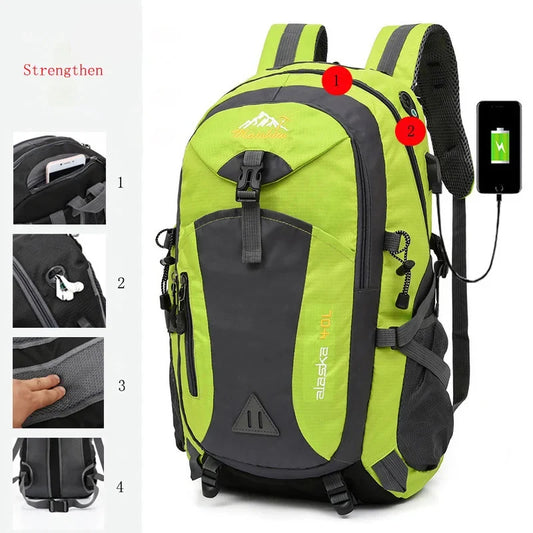 Anti-theft Waterproof Mountaineering Backpack for Outdoor Adventures