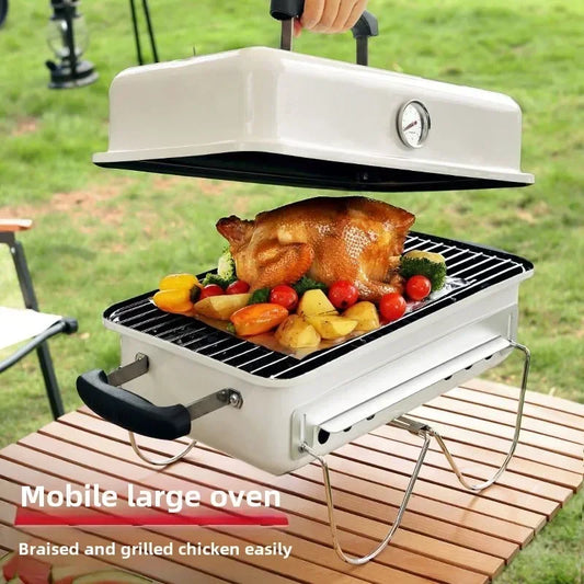 Charcoal Grill – Portable Outdoor BBQ for Camping and Picnics