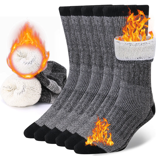 Merino Wool Crew Socks – Ultimate Warmth for Winter Activities