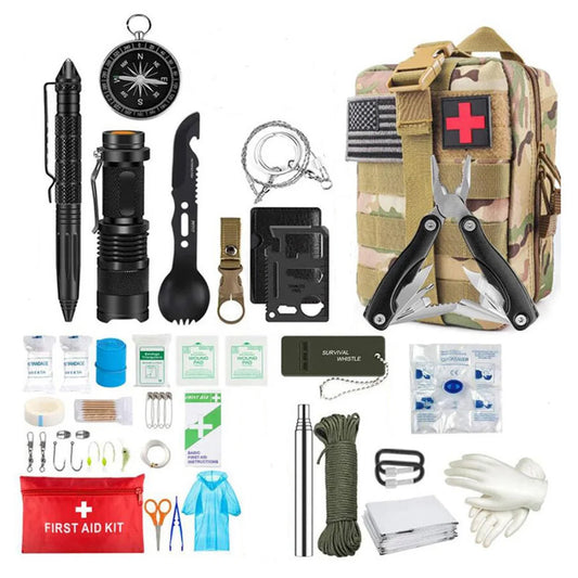 Comprehensive Survival First Aid Kit for Outdoor Adventures