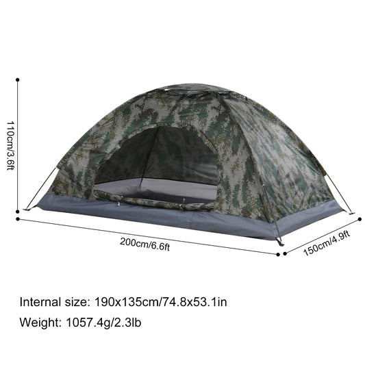 Ultralight Camping Tent – Portable Camouflage Tent for Outdoor Adventures