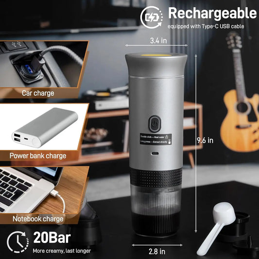 Portable Electric Coffee Machine – Perfect Brew on the Go