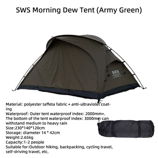WELLHIKE Outdoor Portable Tent – Perfect for Single and Double Camping Adventures