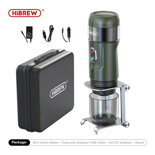 HiBREW Wireless Electric Portable Espresso Machine – Perfect for Car &amp; Home Use