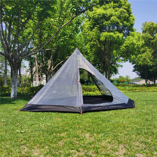 Ultralight Pyramid Tent's Inner Mesh Tent – Portable Summer Camping Companion