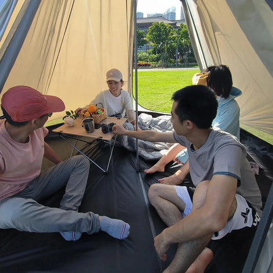 Ultralight Pyramid 4 Person Camping Tent – Spacious Teepee for Outdoor Adventures