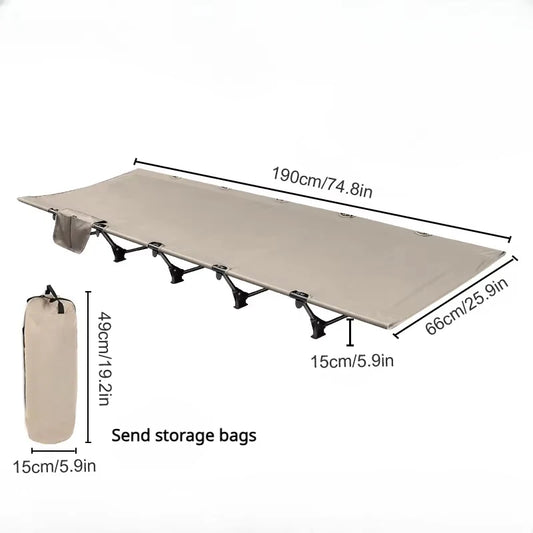 WESTTUNE Camping Cot – Ultralight and Portable Folding Bed for Outdoor Adventures