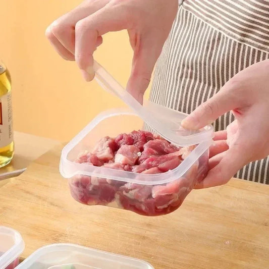 1/10PC Small Food Preservation Boxes – Transparent Kitchen Storage Solution