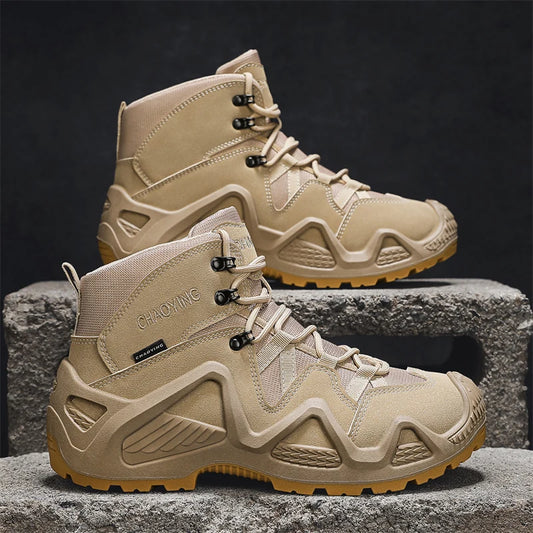 Men Tactical Boots – Straps for Combat, Hiking, and Motorcycle Use
