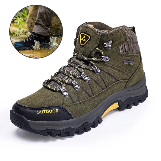 Best Seller Men's High-top Outdoor Climbing Shoes – Waterproof &amp; Anti-Slip