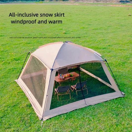 Outdoor Camping Mosquito Nets Tents – Sunshade Canopy for 6-15 Persons