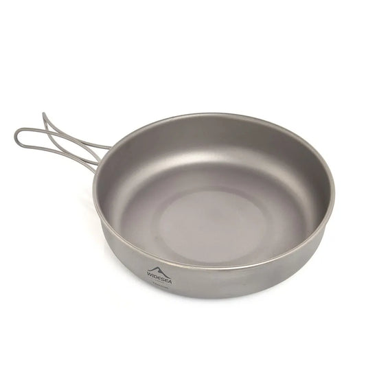 Widesea Camping Tableware Titanium Cookware Set – Ultimate Outdoor Cooking Companion