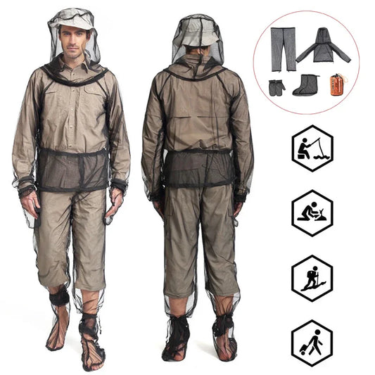 Outdoor Fishing Adventure Insect-Proof Clothing – Stay Protected in Nature